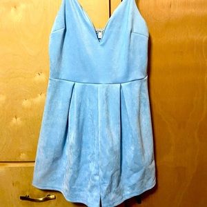 Baby blue romper